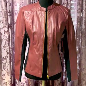 Sofia Vergara Faux Leather Jacket - Medium